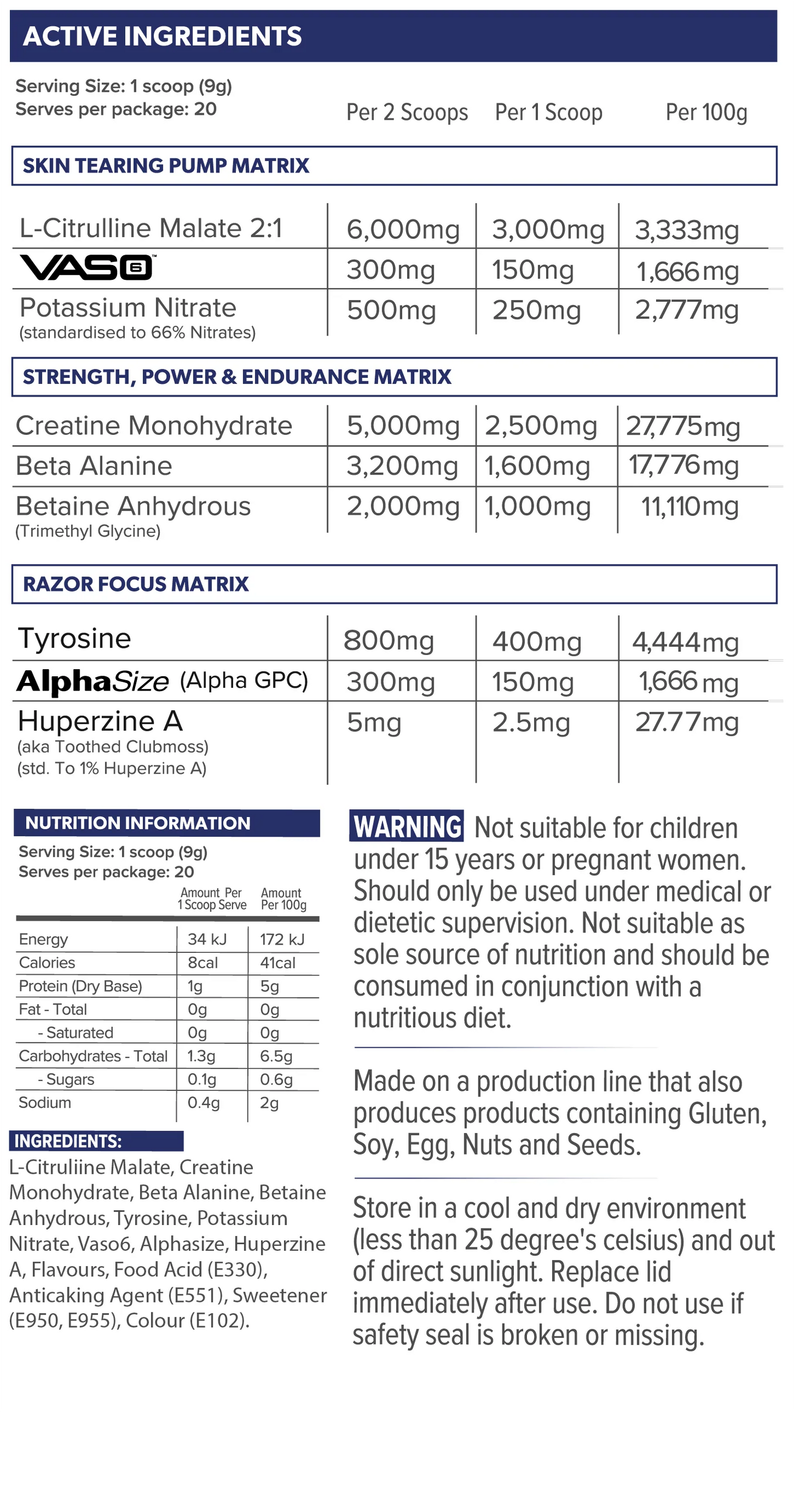 Grind Non-Stim Pre-Workout