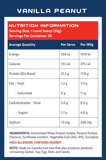 WHEY PROTEIN ISOLATE