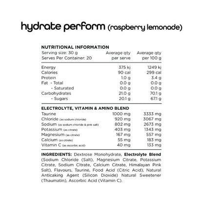 Hydrate Perform (Sugar Free)