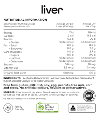 ORGANIC BEEF LIVER