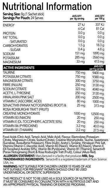 HYDRATION + VITAMIN C + CREATINE
